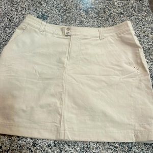 Ladies Columbia titanium Skirt with built in shorts size 12